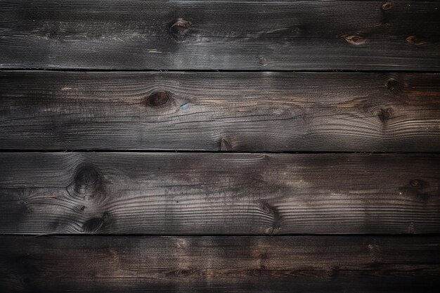 Fundo de madeira de textura escura Vintage Antigo