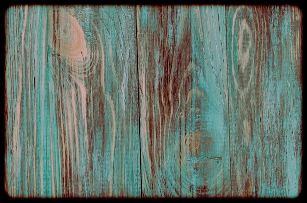 fundo de madeira feito de velhas tábuas pintadas.