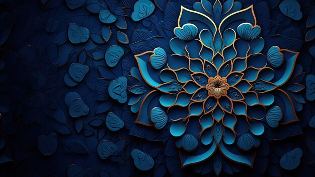 Fundo de mandala de luxo