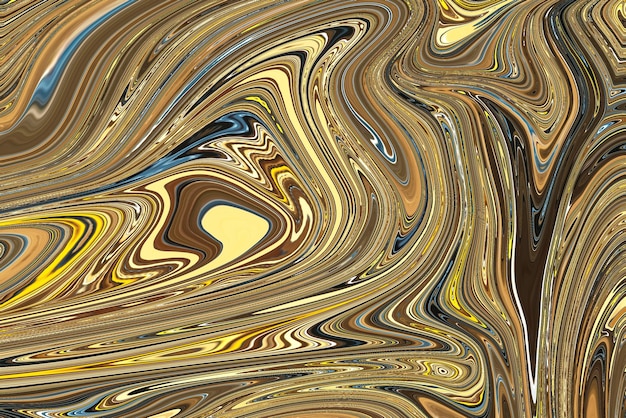 Fundo de mármore líquido dourado estilo de luxo