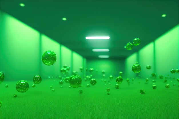 Fundo de matriz verde ai gerado