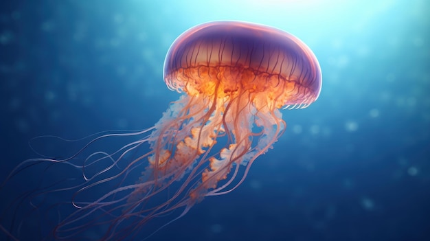 fundo de medusa