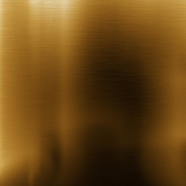 Foto fundo de metal dourado renderização em 3d de textura metálica escovada