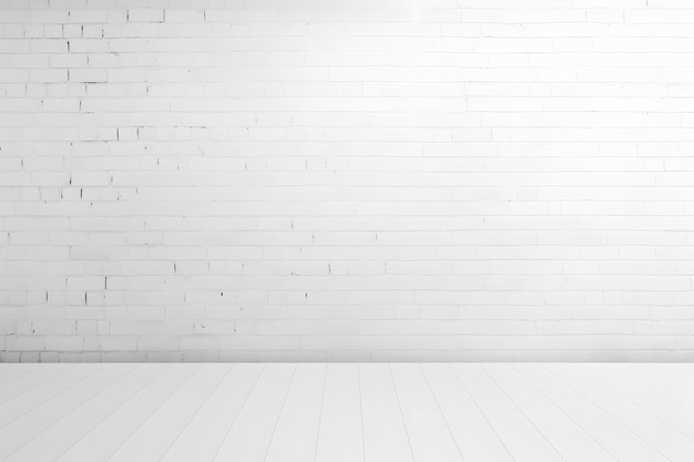 fundo de minimalismo de parede de tijolo branco