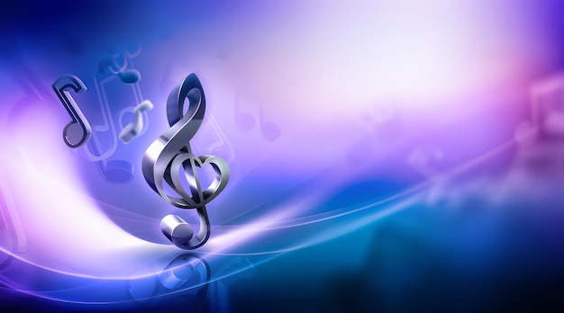 fundo de música abstrata