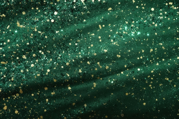 Fundo de Natal com textura abstrata de brilho verde