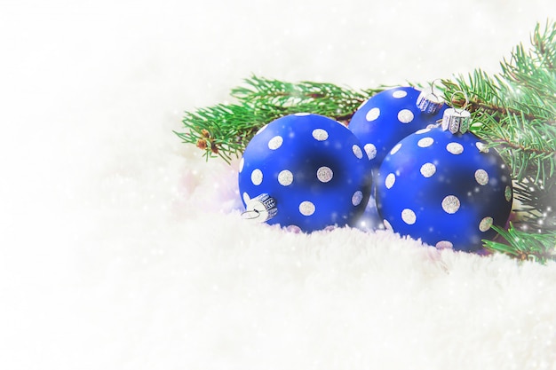 Fundo de Natal. feliz Ano Novo. Foco seletivo