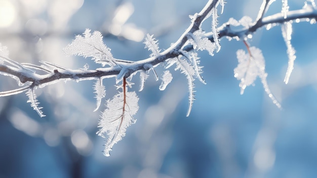 Fundo de neve e gelo gelado