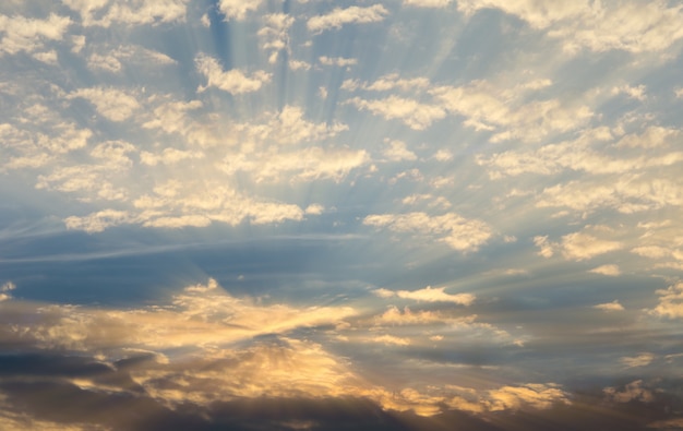 Fundo de nuvens do céu