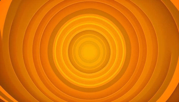 Foto fundo de ondinhas laranja
