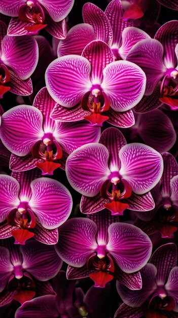 Fundo de orquídeas