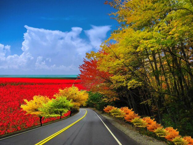 Foto fundo de outono beleza beleza castanha cor clara colorida montanhas jardim fresco