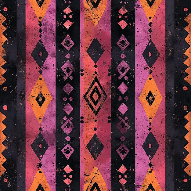 Foto fundo de padrão de boho batik