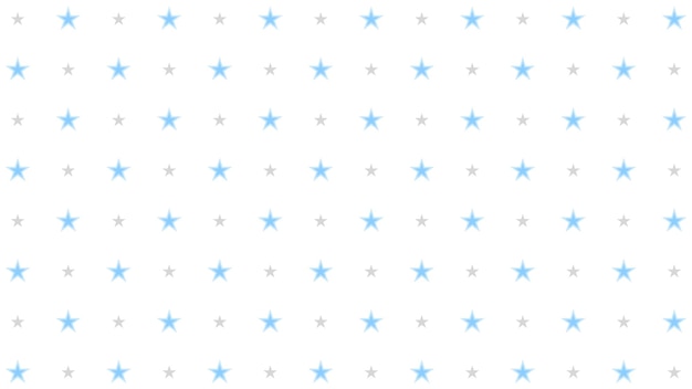fundo de padrão geométrico abstrato com estrelas cinzentas e azuis textura de fundo branco