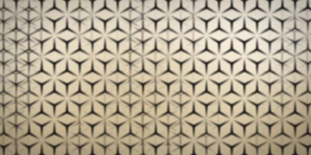 Foto fundo de padrão geométrico sem costura de cor dourada e preta com efeito de desfoque