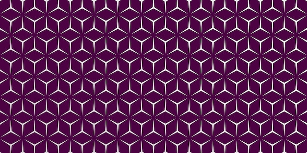 Foto fundo de padrão geométrico sem costura roxo e branco