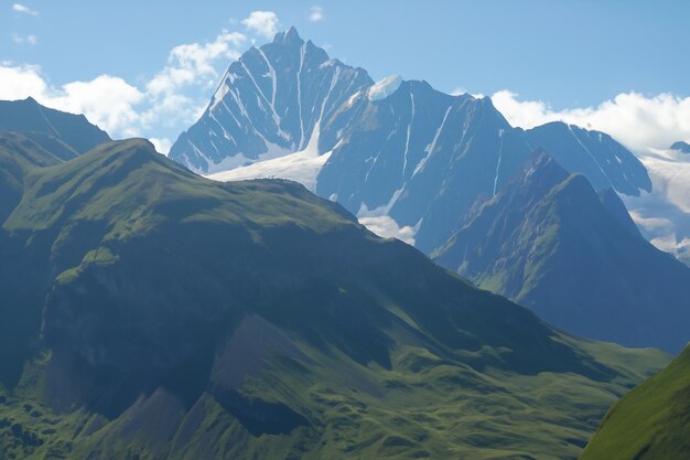 Foto fundo de paisagem montanhosa