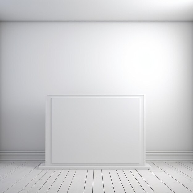 Foto fundo de palco redondo de pedestal branco simples com efeito de luz de foco