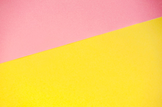 Fundo de papel amarelo e rosa