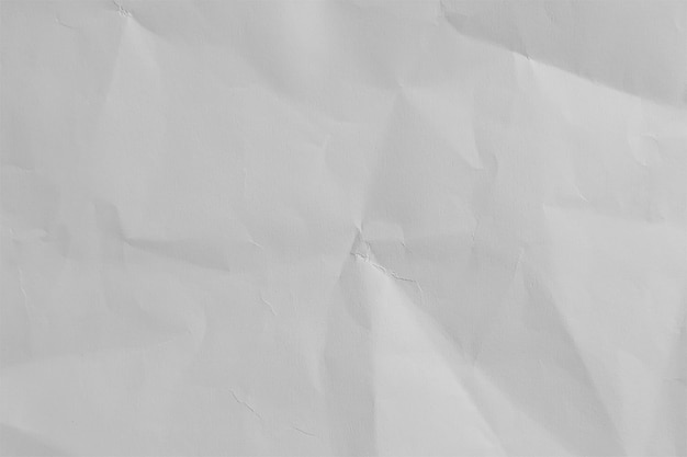 Fundo de papel amassado branco