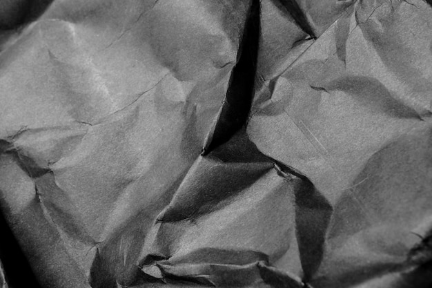 fundo de papel amassado preto amassado fundo de textura grunge