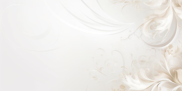 Foto fundo de papel branco elegante com ornamento floral ilustração vetorial