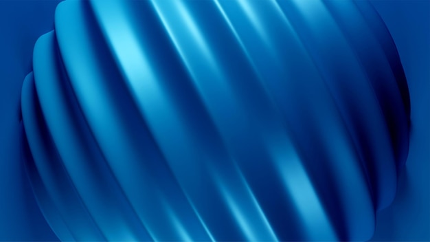 Fundo de papel de parede azul da forma geométrica abstrata 3d