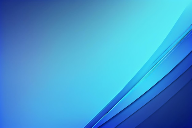 Fundo de papel de parede bonito abstrato azul limpo e macio para desktop com IA generativa