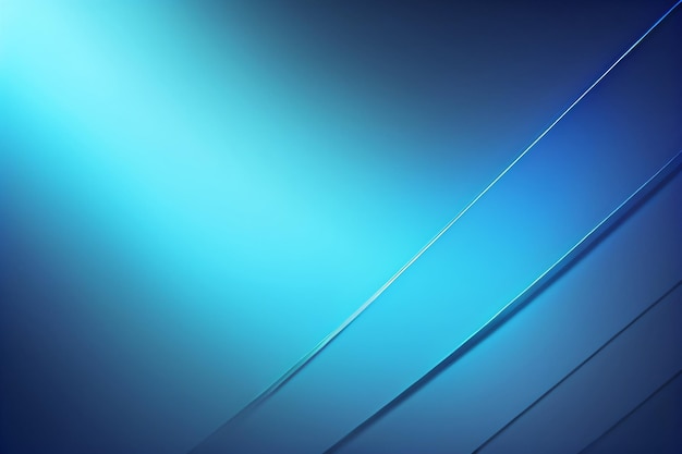 Fundo de papel de parede bonito abstrato azul limpo e macio para desktop com IA generativa