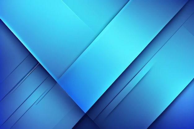 Fundo de papel de parede bonito abstrato azul limpo e macio para desktop com IA generativa