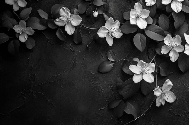 Fundo de papel de parede preto floral vintage arco c
