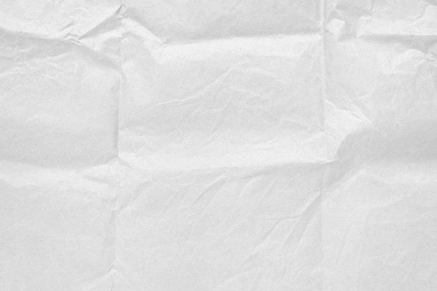 Fundo de papel em relevo amassado de textura branca