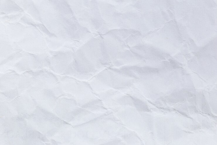 Fundo de papel reciclado branco amassado