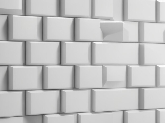 Foto fundo de parede 3d de concreto quadrado com azulejos