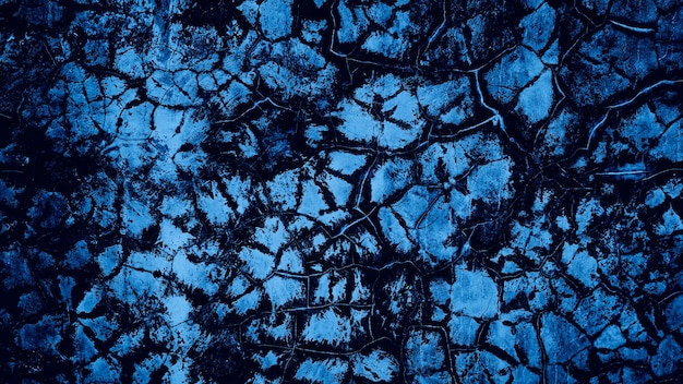 fundo de parede de concreto de cimento de textura azul escuro abstrato