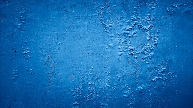 Fundo de parede de concreto de cimento textura azul abstrata