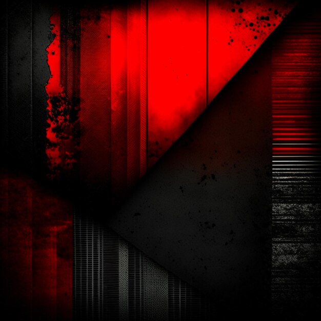 Fundo de parede de estúdio de textura abstrata de concreto preto e vermelho vintage grunge