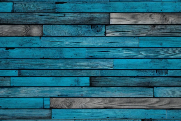 Fundo de parede de madeira azul ou textura Textura de parede de prancha de madeira Fundo de madeira azul