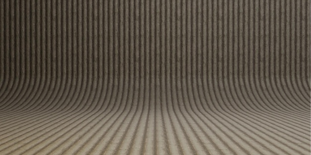 Foto fundo de parede de quarto de madeira vazio