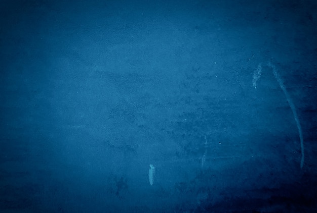 Fundo de parede de textura de concreto azul vintage grunge com vinheta.