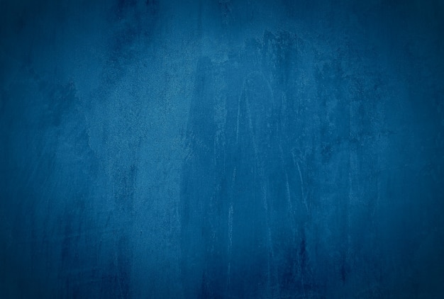 Fundo de parede de textura de concreto vintage grunge azul