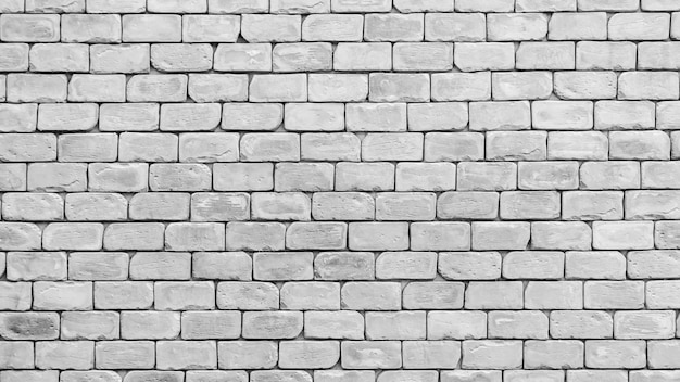 Fundo de parede de tijolo branco