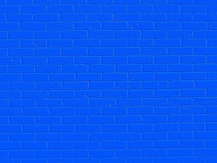 Foto fundo de parede de tijolos azuis de estilo industrial