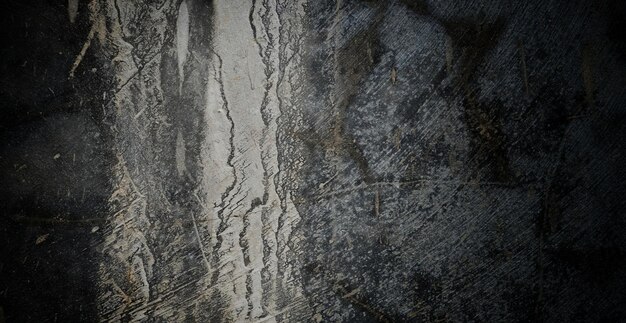 Fundo de parede escura assustadora paredes velhas cheias de manchas e arranhões fundo de parede do conceito de horror