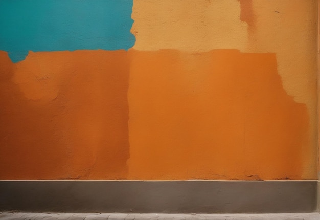 Fundo de parede grunge com textura colorida