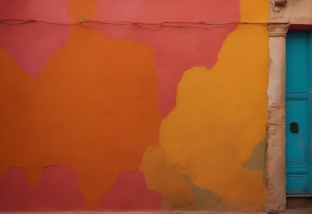 Fundo de parede grunge com textura colorida