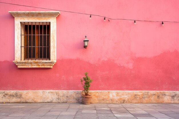 Fundo de parede rosa