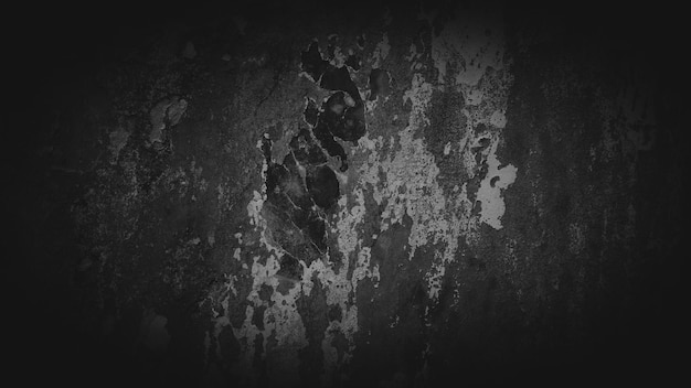 Fundo de parede velho preto abstrato