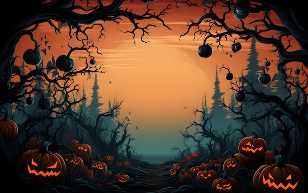 Foto fundo de partidas de halloween