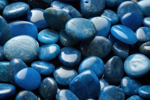 Fundo de pedras azuis sem costura